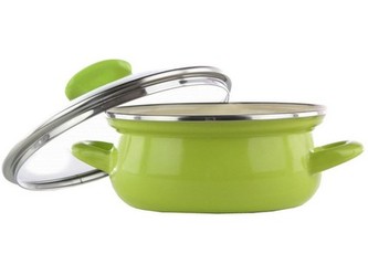 rendlík BELIS GREEN LINE 24cm 4,5l se skleněnou poklicí