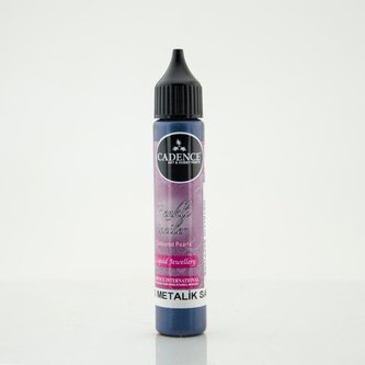 Tekuté perly metalické Cadence - Safírová / 25 ml