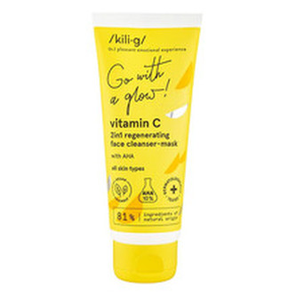 Kilig Čisticí a regenerační pleťová maska Vitamin C (2 in 1 Regenerating Face Cleanser-Mask) 75 ml woman