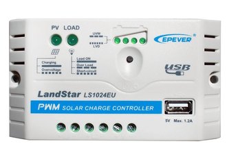 EPsolar LS1024EU solární PWM regulátor 12/24V, 10A, vstup 30V/50V