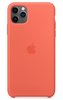 Apple iPhone 11 Pro Max Silicone Case - Clementine (Orange)