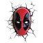 Dekorativní lampa na zeď Marvel: Deadpool červená