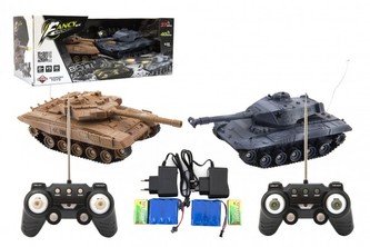 Tank RC 2ks 25cm tanková bitva+dobíjecí pack 27MHZ a 40MHz se zvukem se světlem v krabici 50x20x23cm Tank RC 2ks 25cm tanková bitva+dobíjecí pack 27MHZ a 40MHz se zvukem se světlem v krabici 50x20x23cm