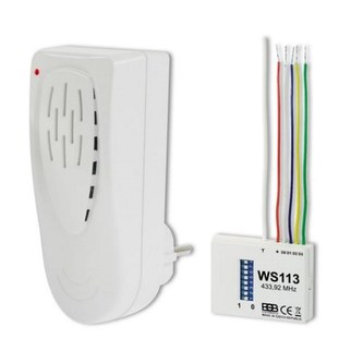ELEKTROBOCK Bezdrátový síťový zvonek pod vypínač BZ8-113 / 230V / 85dB