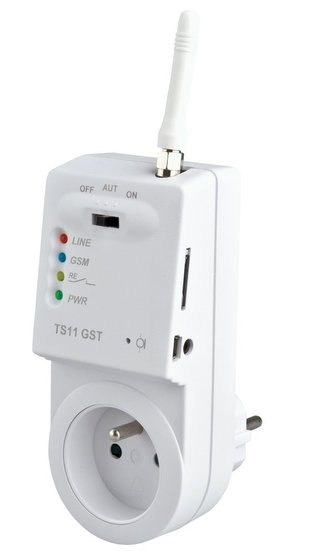 ELEKTROBOCK Tepelně spínaná zásuvka TS11 GST, programovatelná