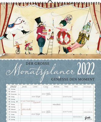 Auf Reisen Großer Monatsplaner 2022