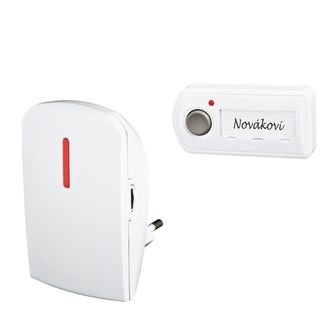 ELEKTROBOCK Bezdrátový síťový zvonek BZ11 / 50m / 230V / 60dB