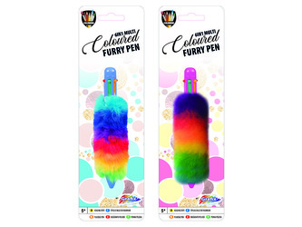 Šestibarevná plyšová propisovačka