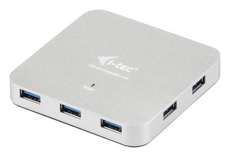 i-tec USB HUB METAL/ 7 portů/ USB 3.0/ napájecí adaptér/ kovový
