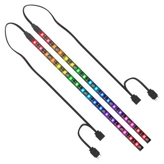 SilentiumPC LED pásek Aurora Stripes ARGB / 18x LED / 30cm / ARGB / 2ks