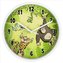 HAMA dětské nástěnné hodiny Jungle/ průměr 22,5 cm/ tichý chod/ 1x AA baterie/ bílé (jungle)