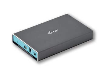 i-tec externí box pro HDD MySafe/ 2,5\" SATA/ SSD/ USB 3.1 Type C Gen 2/ přenos dat až 10 Gbps/ kovový