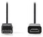 NEDIS kabel DisplayPort - HDMI/ zástrčka DisplayPort - zástrčka HDMI/ černý/ 3m