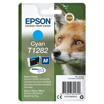 Epson inkoustová náplň/ T1282/ Singlepack DURABrite Ultra Ink/ Modrá