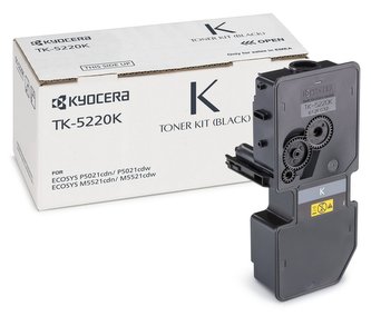 TK5220K Toner pro P5021cdn, P5021cdw, M5521cdn, M5521cdw tiskárny KYOCERA černá 1,2tis. stran