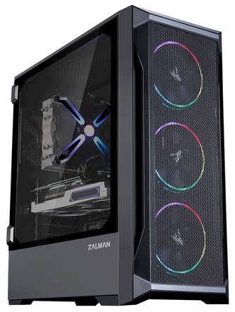 Zalman skříň Z8 MS / Middle tower / ATX / 3x120mm fan ARGB / mesh
