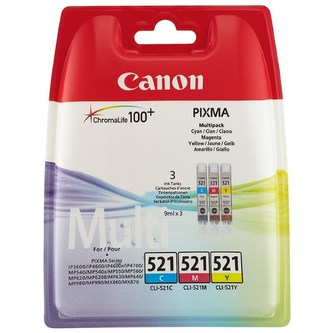 Inkjet cart.multipack pro "Pixma iP3600, 4600, MP540" tiskárny, CANON Barevná, 3x 9ml
