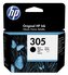 3YM61AE Inkoustová cartridge HP 305, do tiskárny DeskJet 2320, 2710, 4120, černá, 120 stránek, HP