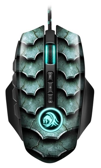 Sharkoon optická myš Drakonia II Zelená 15000 DPI