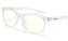 GUNNAR herní brýle RUSH KIDS LARGE (8-12) / obroučky v barvě CRYSTAL / čírá  skla CLEAR-NATURAL