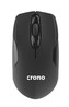 CRONO myš CM644/ optická/ bezdrátová 2.4GHz/ 1000 dpi/ USB/ černá