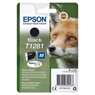 Inkoustová cart. pro tiskárny "Stylus S22, SX125, SX420W", EPSON Černá, 5,9ml
