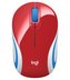 Logitech myš M187/ Bezdrátová/ Optická/ 1000dpi/ USB přijímač/ červená