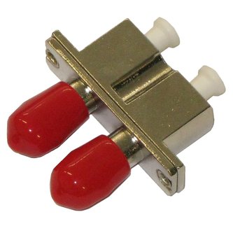 XtendLan ST-LC duplex adapter, /PC, metalický, na kabel a do optických rozvaděčů, SM i MM
