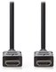 NEDIS High Speed HDMI kabel s ethernetem/ zlacené konektory HDMI-HDMI/ 4K/ černý/ 3m