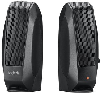 Logitech repro S120/ 2.0/ 5W/ 3.5 mm jack/ černé
