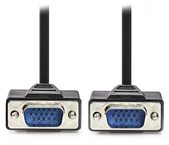 NEDIS kabel VGA (D-SUB)/ zástrčka VGA - zástrčka VGA/ černý/ 20m