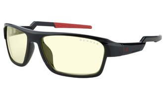 GUNNAR herní brýle Lightning Bolt / obroučky ONYX / jantarová skla