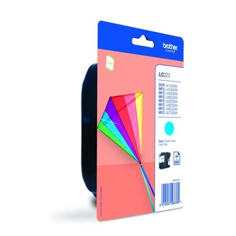 LC223C Inkjet cart. pro MFC-J4420DW, MFC-J4620DW tiskárny, BROTHER cyan, 550 stran