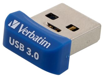 64GB USB Flash 3.0, 80/25 MB/sec, VERBATIM "NANO STORE ´N´ STAY"