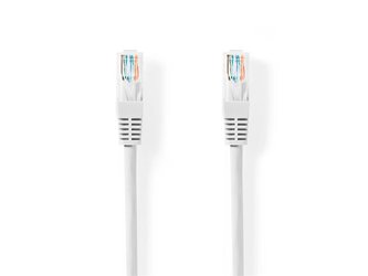 Kabel UTP 1x RJ45 - 1x RJ45 Cat5e 30m WHITE NEDIS CCGT85100WT300