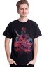 Pánské tričko Marvel|Deadpool: Pose Splat (2XL) černá bavlna