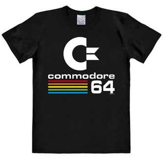 Pánské tričko Commodore: C64 (2XL) černé bavlna