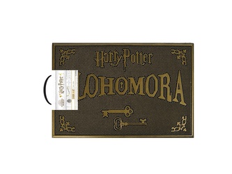 Gumová rohožka Harry Potter: Alohomora (60 x 40 cm) hnědá