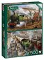 Puzzle 2x500 Falcon Kolejowy przewóz poczty G3