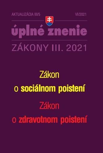 Aktualizácia III/5 2021-Sociálne poistenie a zdravotné poistenie