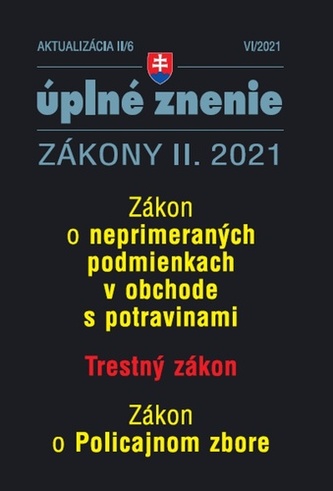 Aktualizácia II/6 2021 Neprimerané podmienky v obchode s potravinami