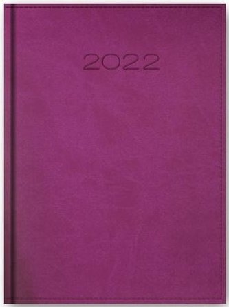 Kalendarz 2022 Dzienny A5 Vivella Fioletowy 21D-16