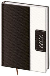 Diář 2022 Erie - bílo/černý, denní, A5