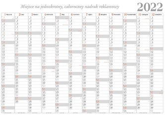 Kalendarz 2022 Biurowy Planer BF03