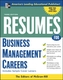 Resumes for Business Management Careers