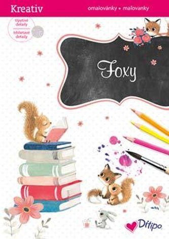 Třpytivé omalovánky - Foxy Třpytivé omalovánky - Foxy