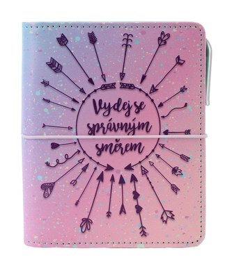 Diář UNI Vydej se správným směrem kroužkový S s vyměnitelným kalendáriem 2022 - Designové diáře 2022 Diář UNI Vydej se správným směrem kroužkový S s vyměnitelným kalendáriem 2022 - Designové diáře 2022