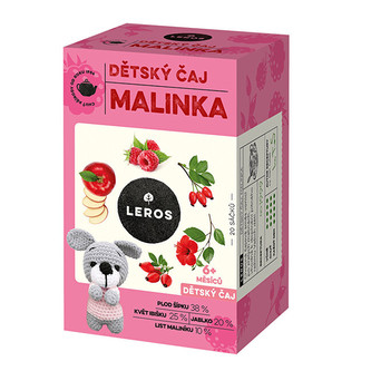 LEROS Dětský čaj Malinka 20 x 2g