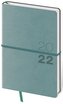 Diář 2022 Flexio - olivový s gumičkou, týdenní kapesní