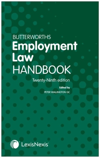 BUTTERWORTHS EMPLOYMENT LAW HANDBOOK 29T